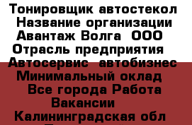 Тонировщик автостекол › Название организации ­ Авантаж-Волга, ООО › Отрасль предприятия ­ Автосервис, автобизнес › Минимальный оклад ­ 1 - Все города Работа » Вакансии   . Калининградская обл.,Пионерский г.